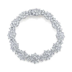 Platinum Diamond Tennis Bracelet - JBR071