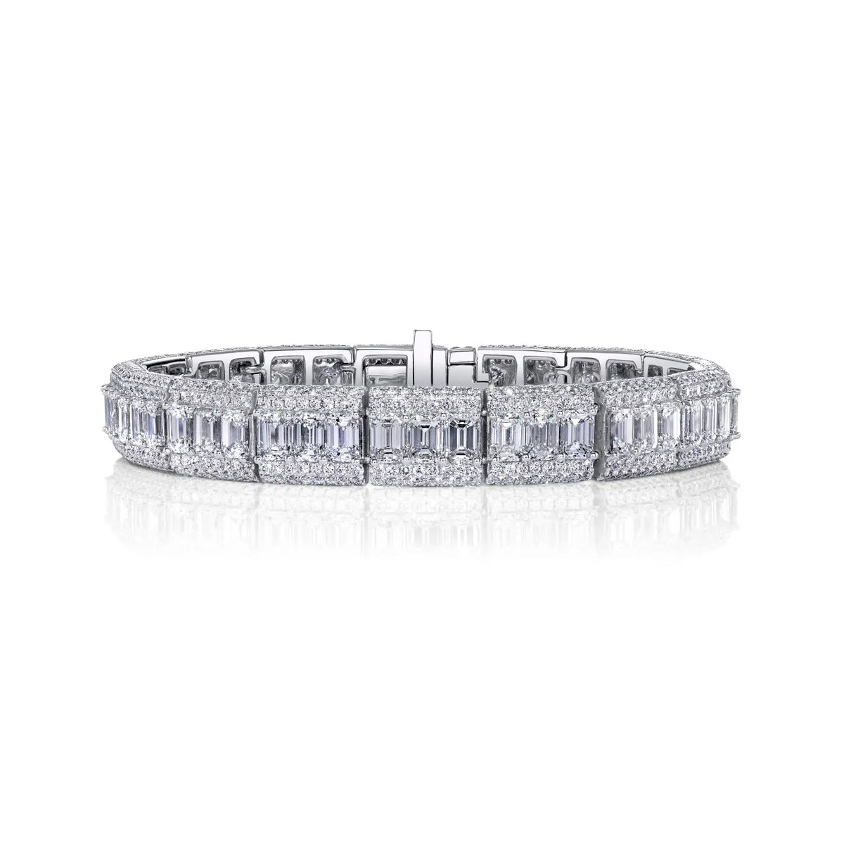 18K White Gold Diamond Bracelet