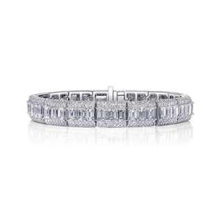 18K White Gold Diamond Bracelet thumbnail