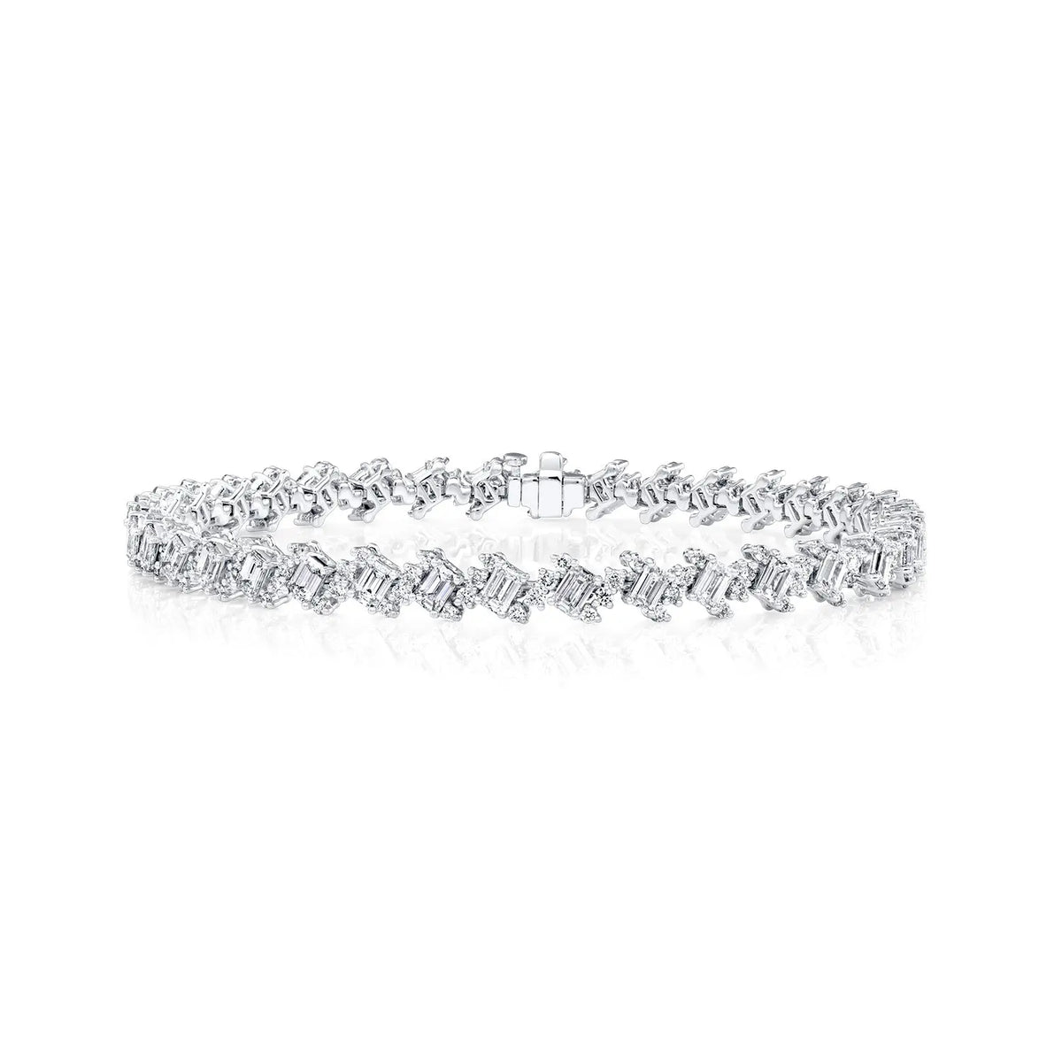 18K White Gold Diamond Bracelet