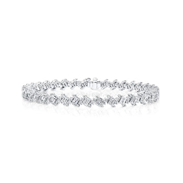 18K White Gold Diamond Bracelet