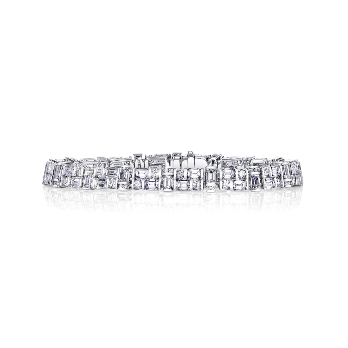 18K White Gold Diamond Bracelet