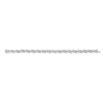 18K White Gold Diamond Bracelet