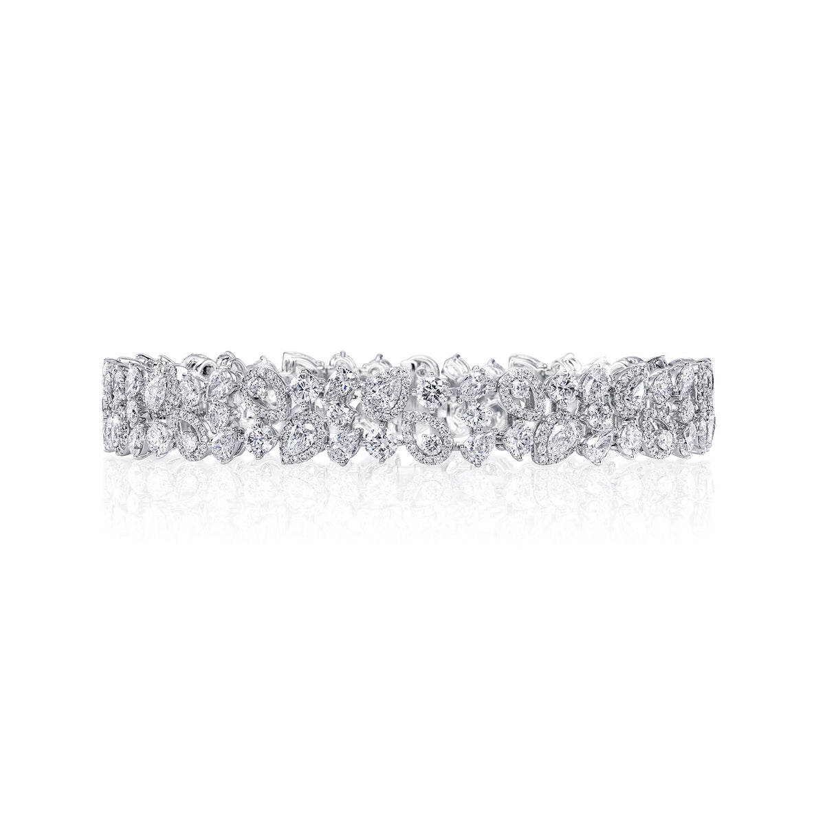 18K White Gold Diamond Bracelet
