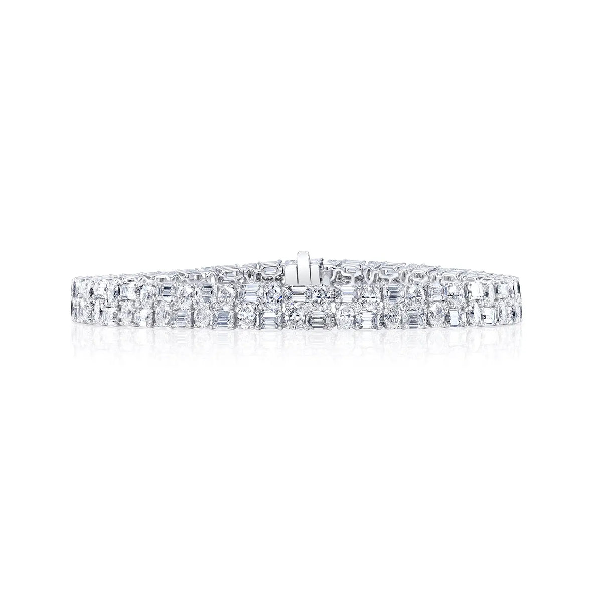 18K White Gold Diamond Bracelet
