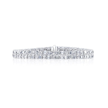 18K White Gold Diamond Bracelet