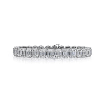 18K White Gold Diamond Bracelet