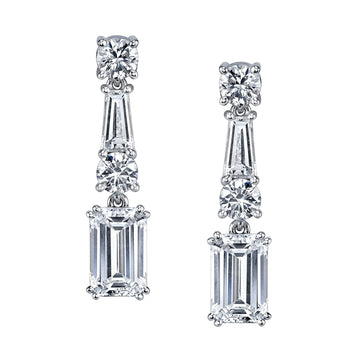 Platinum Diamond Earring