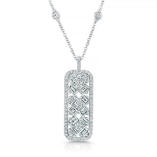 18K White Gold Diamond Necklace thumbnail