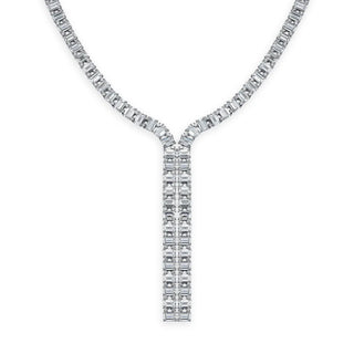 18K White Gold Diamond Necklace thumbnail