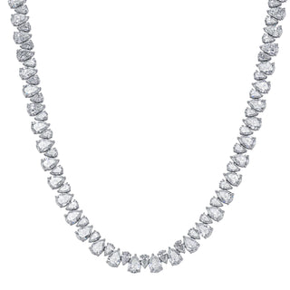 18K White Gold Diamond Necklace thumbnail