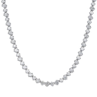 18K White Gold Diamond Necklace thumbnail