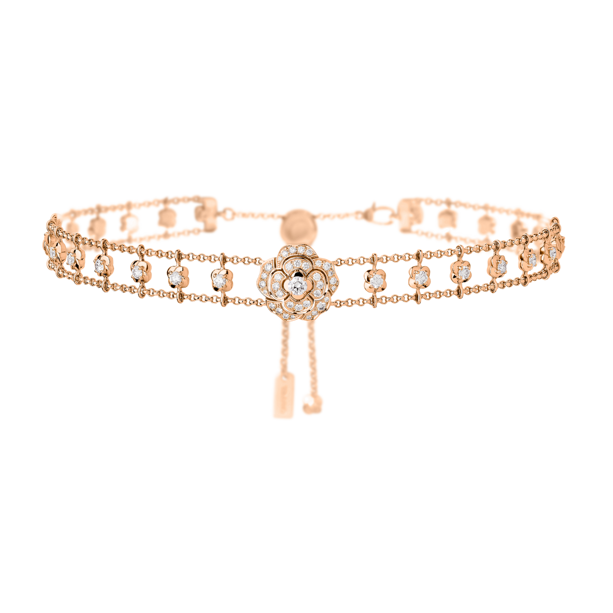 CHANEL Bouton de Camélia supple choker - J13847