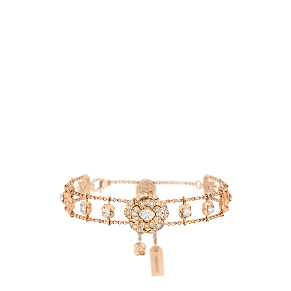 CHANEL Bouton de Camélia supple bracelet - J13902