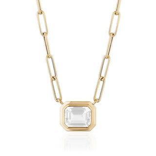 Emerald Cut East-West Pendant thumbnail
