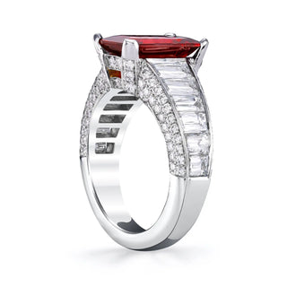 Platinum Ruby Diamond Ring thumbnail