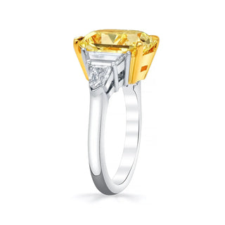 18K Yellow Gold / Platinum Diamond Ring thumbnail