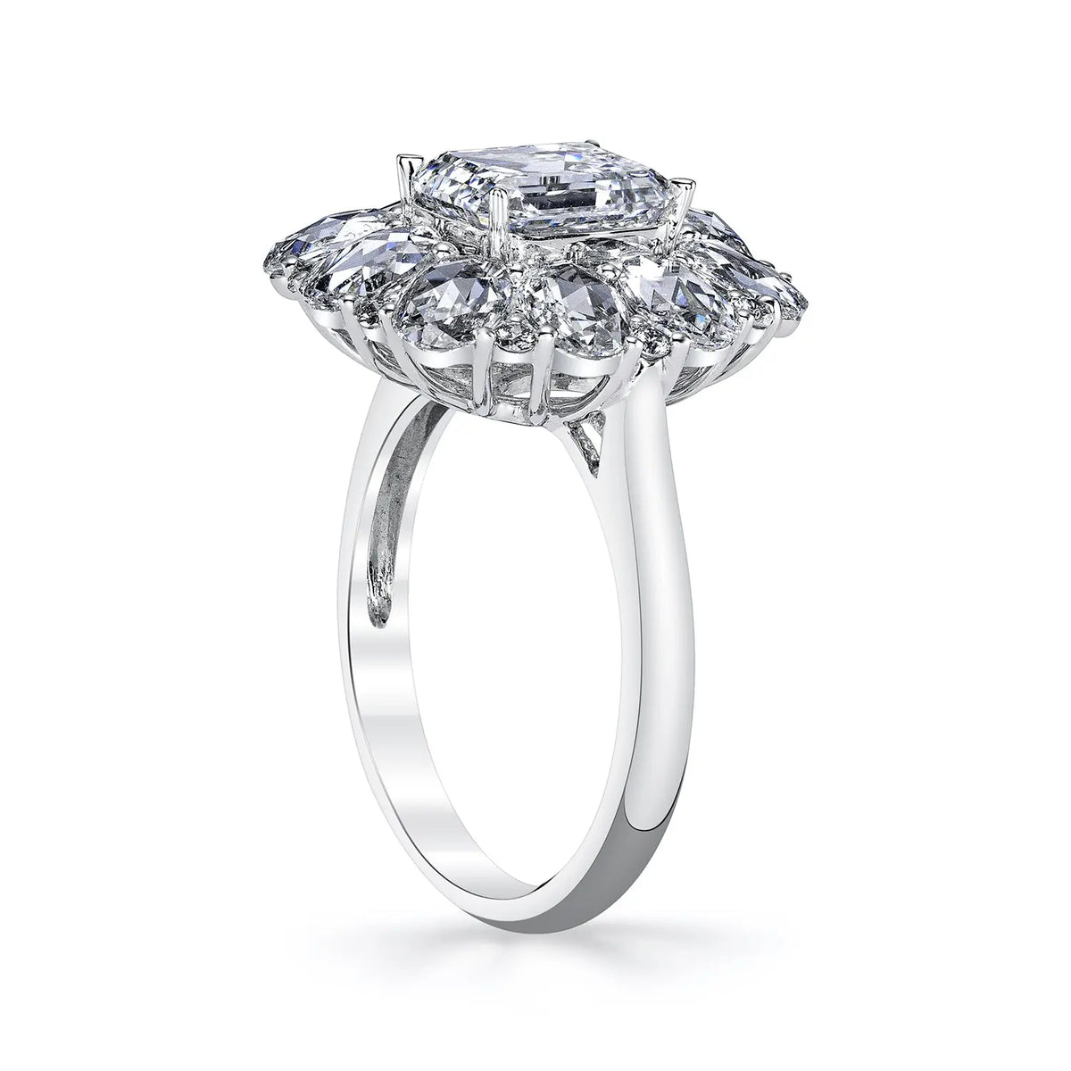 18K White Gold Diamond Ring