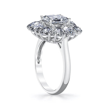 18K White Gold Diamond Ring