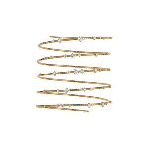 18K Yellow Gold Bracelets 5 Rows