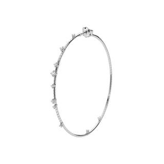 18K White Gold Earrings 6cm thumbnail