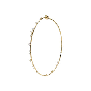 18K Yellow Gold Earrings 9cm thumbnail