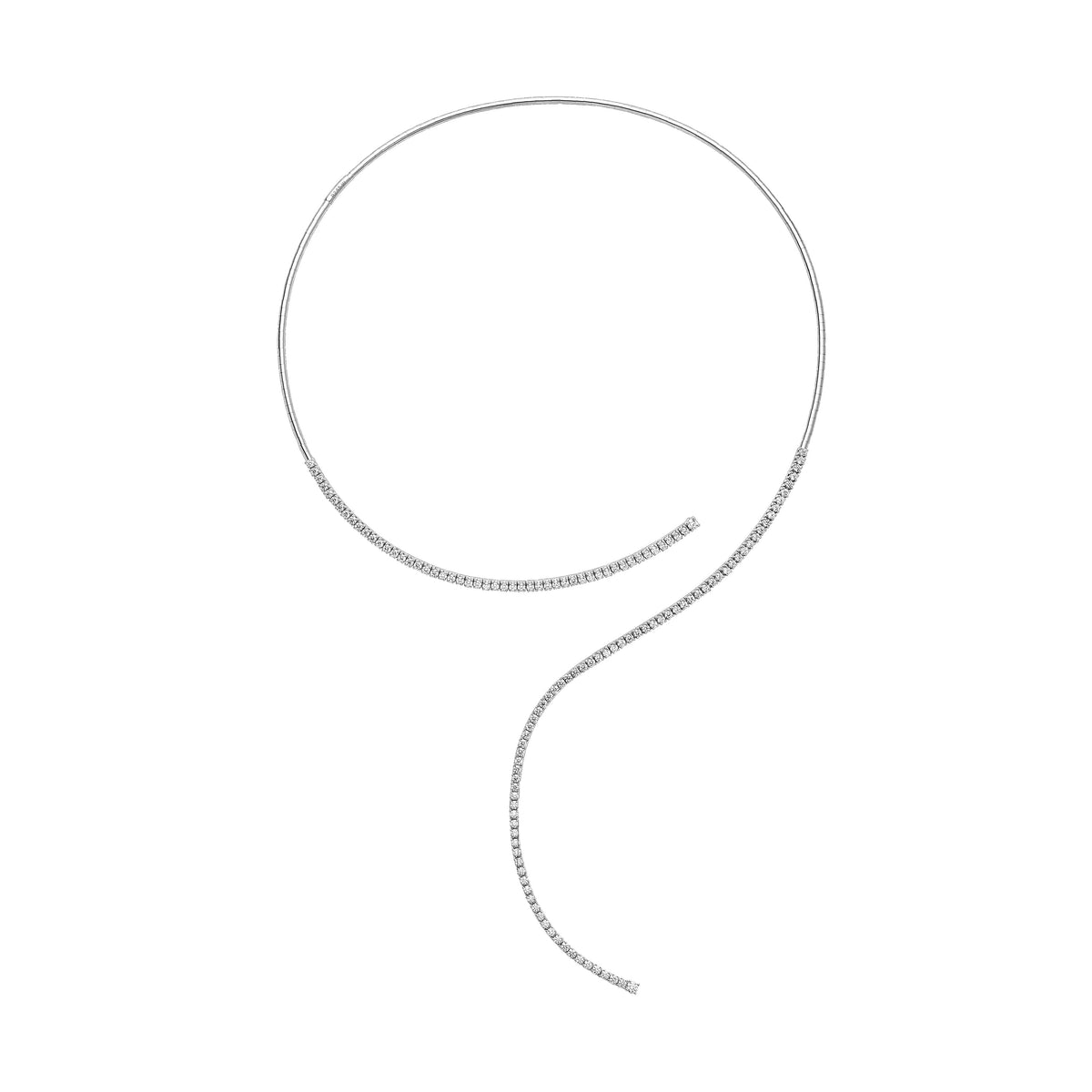 18K White Gold Necklaces