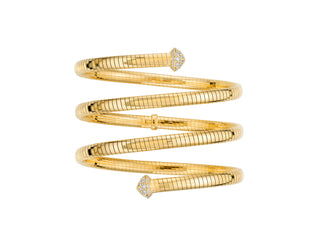 Mattia Cielo Pave Coil 3Row Bracelet - LJWR513E-YM thumbnail