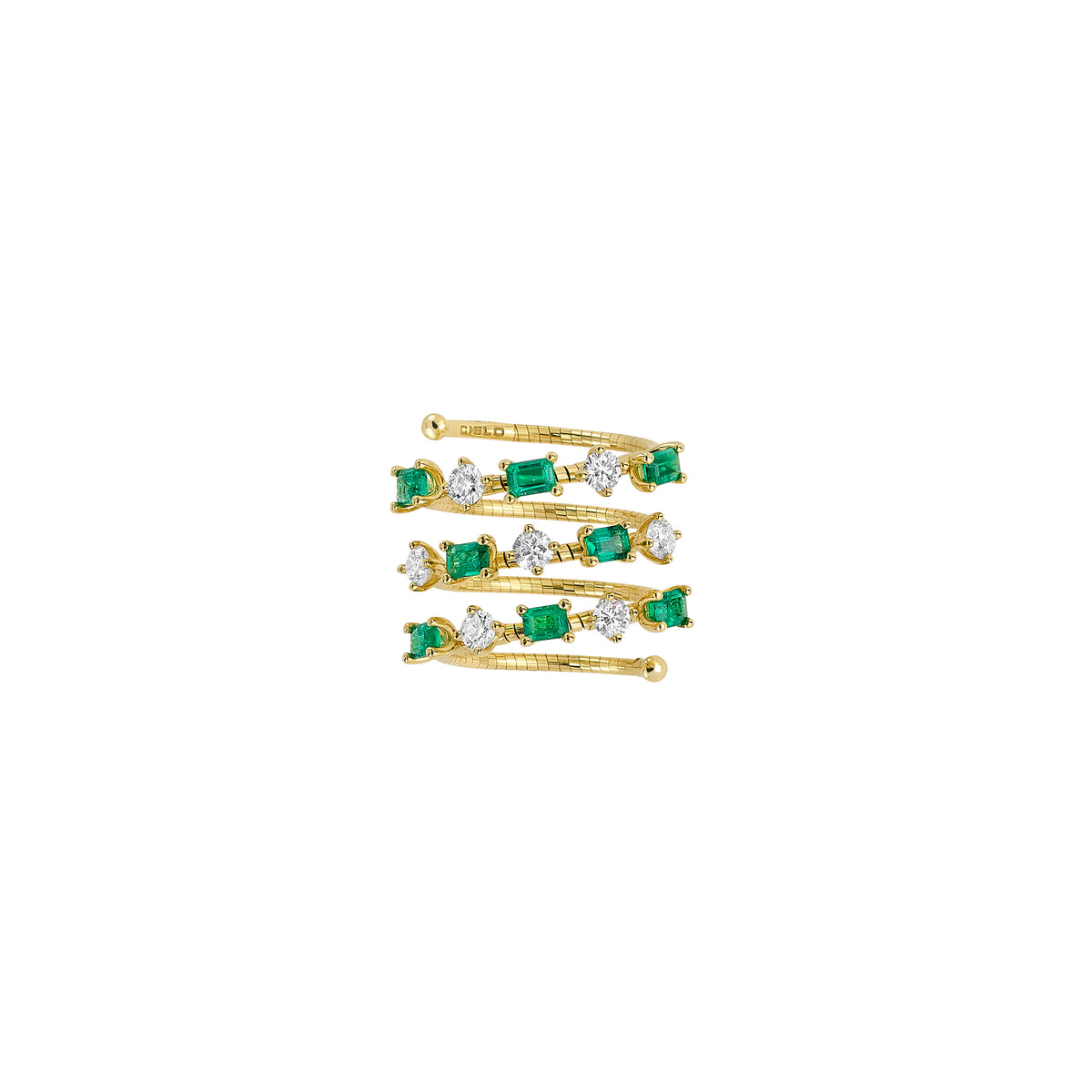 Mattia Cielo Rugiada Pietre Emerald & 3Row Flex Em=1.76 - LJWR564P-YM