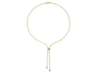 Mattia Cielo Rugiada Pietre Emerald & Lariat Neck 16 Em=.97 - LJWR583P-Y thumbnail