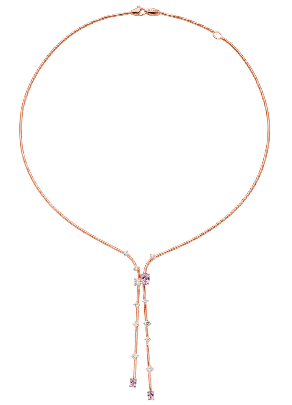 Mattia Cielo Rugiada Pietre Psa & Lariat Neck 16 Ps=1.05 - LJWR614P-P