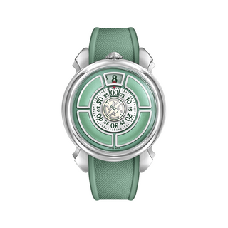 Gagà Laboratorio Labormatic Cinquanta Light Green Rubber Strap 42.00 mm - LM50-001.R02 thumbnail