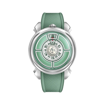 Gagà Laboratorio Labormatic Cinquanta Light Green Rubber Strap 42.00 mm - LM50-001.R02