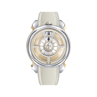 Gagà Laboratorio Labormatic Champagne Cream Rubber Strap 42.00 mm - LMCH-001.R05 thumbnail