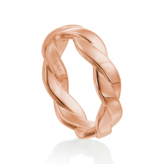 Lincoln Park Wide Twist Wedding Band thumbnail