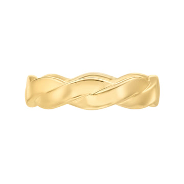 Lincoln Park Wide Twist Wedding Band