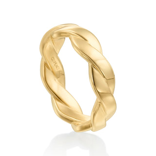 Lincoln Park Wide Twist Wedding Band thumbnail