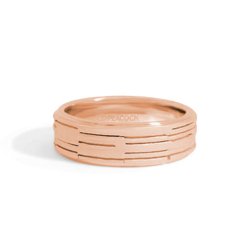 Lincoln Park 7 MM Stacked Wedding Band