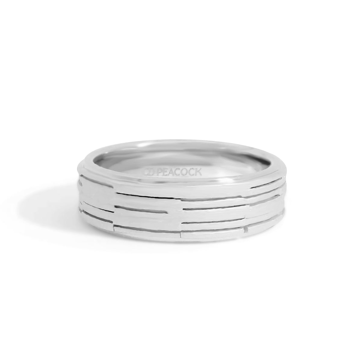 Lincoln Park 7 MM Stacked Wedding Band