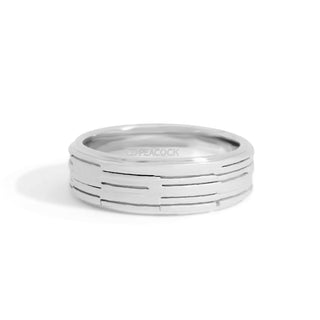 Lincoln Park 7 MM Stacked Wedding Band thumbnail