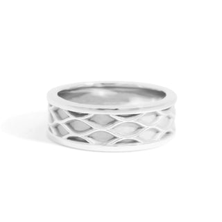 Lincoln Park 7 MM Wave Wedding Band thumbnail