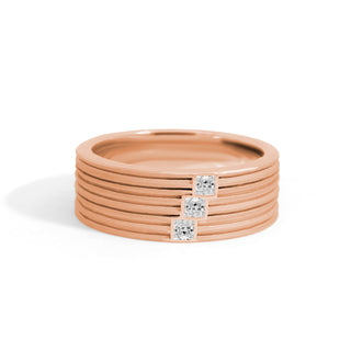 Lincoln Park Stacked Diamond Wedding Band thumbnail