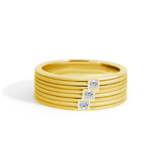 Lincoln Park Stacked Diamond Wedding Band thumbnail