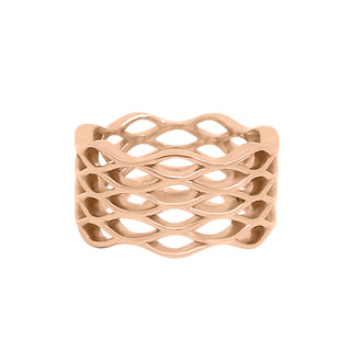 Lincoln Park 11 MM Wave Wedding Band thumbnail