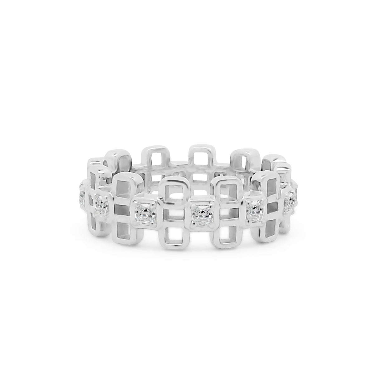 Lincoln Park Cobblestone Diamond Wedding Band