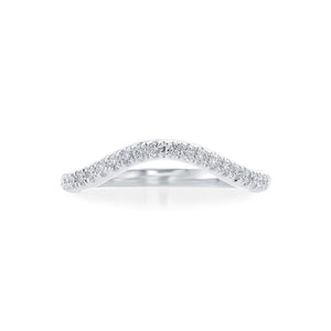 Lincoln Park Curved Pave Band