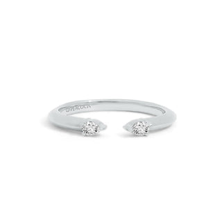 Lincoln Park Pear Diamond Gap Wedding Band thumbnail