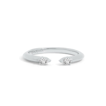 Lincoln Park Pear Diamond Gap Wedding Band