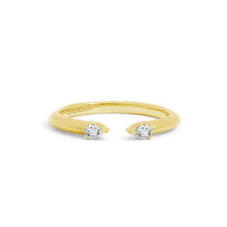 Lincoln Park Pear Diamond Gap Wedding Band thumbnail