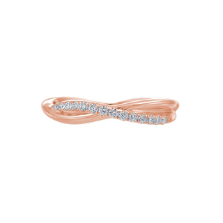 Lincoln Park Half Twist Diamond Wedding Band thumbnail